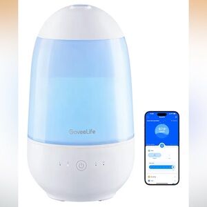 GoveeLife Humidifier for Bedroom, Smart Cool Mist Air Humidifier for Baby